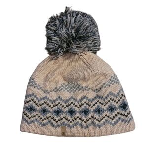 Timberland Pom Pom Fair Isle Beanie